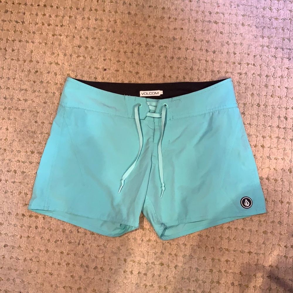 Volcom board shorts. Tiffany blue color.